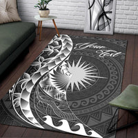 Marshall Islands Area Rug - Custom Personalised Polynesian Pattern Style - Polynesian Pride