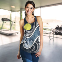 Palau Polynesian Women's Racerback Tank - Ocean Style - Polynesian Pride