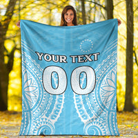 (Custom Personalised) Cook Islands Mauke Blanket - Tribal Pattern - LT12 - Polynesian Pride