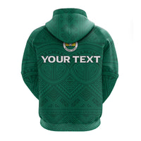 Custom Solomon Islands Honiara Zip Hoodie Tribal Pattern LT12 - Polynesian Pride