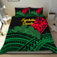 Vanuatu Espiritu Santo Bedding Set - Kava With Hibiscus - LT12 - Polynesian Pride
