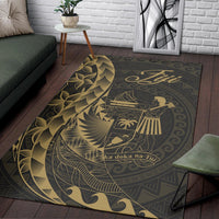 Fiji Area Rug - Polynesian Pattern Style Gold Color - Polynesian Pride