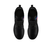 Scotland Celtic Leather Boots - Celtic Cross & Lion - Polynesian Pride