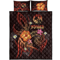 Tonga Polynesian Quilt Bed Set - Legend of Tonga (Red) - Polynesian Pride