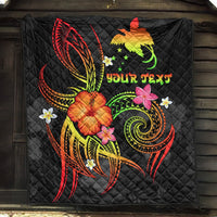 Papua New Guinea Polynesian Personalised Premium Quilt - Legend of Papua New Guinea (Reggae) - Polynesian Pride