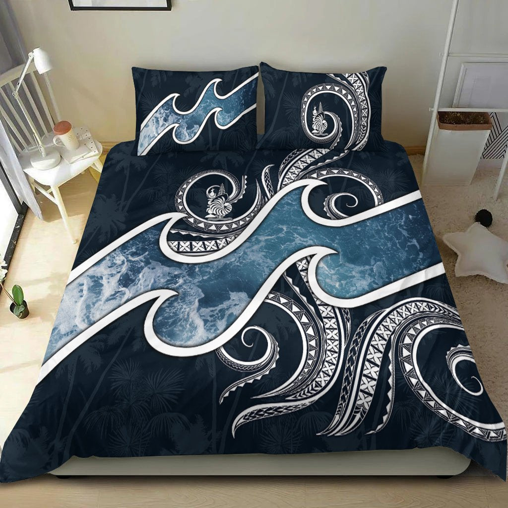 New Caledonia Polynesian Bedding Set - Ocean Style Blue - Polynesian Pride