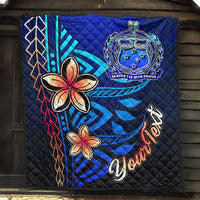 Samoa Custom Personalised Premium Quilt - Vintage Tribal Mountain - Polynesian Pride