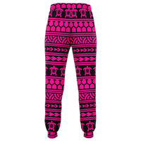 Polynesian Tattoo Tribal Pink Joggers - Polynesian Pride