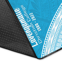 (Custom Personalised) Lavengamalie College Tonga Area Rug Happy 42nd Anniversary LT13 - Polynesian Pride