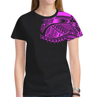 Polynesian T Shirt Polynesian Chest Tattoo Special Pink - Polynesian Pride