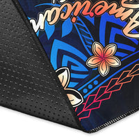 American Samoa Area Rug - Vintage Tribal Mountain - Polynesian Pride