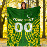 (Custom Personalised) Cook Islands Blanket - Tribal Pattern - LT12 - Polynesian Pride