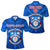 Custom Kolisi Apifoou College Polo Shirt Tonga Full Blue, Custom Text and Number Unisex Blue - Polynesian Pride