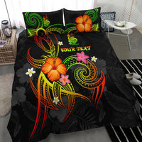 New Caledonia Polynesian Personalised Bedding Set - Legend of New Caledonia (Reggae) - Polynesian Pride