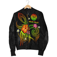 Polynesian Tahiti Personalised Men's Bomber Jacket - Legend of Tahiti (Reggae) - Polynesian Pride