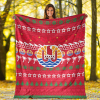 Tahiti Christmas Blanket - Ugly Christmas - LT12 - Polynesian Pride