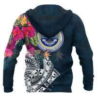 Federated States of Micronesia Zip up Hoodie Summer Vibes - Polynesian Pride