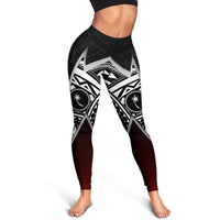 Chuuk Micronesian Women Legging - Lighting Piece - Polynesian Pride