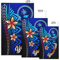 Chuuk Custom Personalised Area Rug - Vintage Tribal Mountain - Polynesian Pride