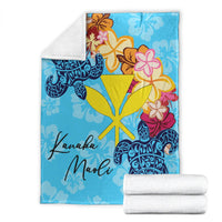 Hawaii Kanka Maoli Premium Blanket - Tropical Style - Polynesian Pride