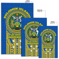 Solomon Islands Independence Anniversary 44th Years Area Rug - LT12 - Polynesian Pride