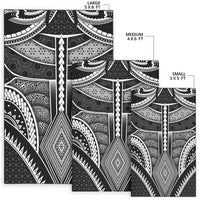 Polynesian FSM Area Rug - Poly Pattern With COA Federated States of Micronesia - Polynesian Pride