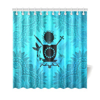 Cook Islands Shower Curtain Turquoise - Polynesian Pride