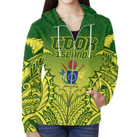 (Kuki Arirani) Cook Islands Premium Zipper Hoodie - Polynesian Pride