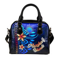 Marshall Islands Shoulder Handbag - Vintage Tribal Mountain - Polynesian Pride