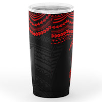 Wallis and Futuna Polynesian Tumbler - Red - Polynesian Turtle - Polynesian Pride