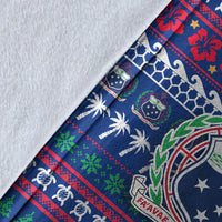 Samoa Christmas Blanket - Ugly Christmas - LT12 - Polynesian Pride