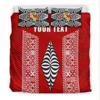 (Custom Personalised) Tonga Rugby Bedding Set - Mate Ma'a Tonga LT13 - Polynesian Pride