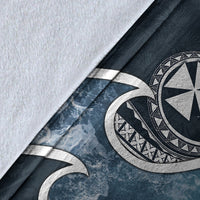 Wallis and Futuna Polynesian Premium Blanket - Ocean Style - Polynesian Pride