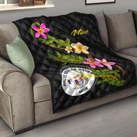 Niue Polynesian Quilt - Plumeria Tribal - Polynesian Pride