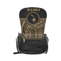 Chuuk States Classic Saddle Bag - Gold Version - Polynesian Pride