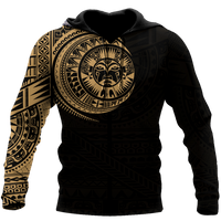 New Zealand Maori Tattoo Unisex Deluxe Hoodie Unisex Black - Polynesian Pride