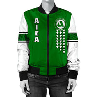 (Personalized) Hawaii Bomber Jacket - Aiea High Custom Your Class Bomber Jacket AH - Polynesian Pride