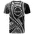 Aitutaki Cook Islands T Shirt Black Polynesian Wave Style LT9 Adult Black - Polynesian Pride