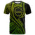 Aitutaki Cook Islands T Shirt Green Polynesian Wave Style LT9 Adult Green - Polynesian Pride