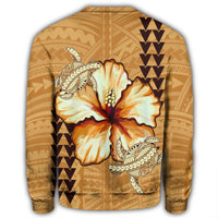 Hawaiian Vintage Hibiscus Sweatshirt AH - Polynesian Pride