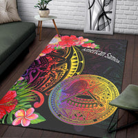 American Samoa Area Rug - Tropical Hippie Style - Polynesian Pride