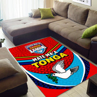 Tonga Mate Ma'a Rugby Area Rug Jersey LT6 - Polynesian Pride