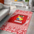 Tonga Coat Of Arms Area Rugs Simplified Version - Red LT8 Red - Polynesian Pride