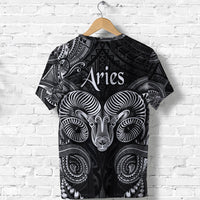Aries Zodiac Polynesian T Shirt Unique Style Black LT8 - Polynesian Pride