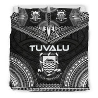 Tuvalu Polynesian Chief Duvet Cover Set - Black Version - Polynesian Pride