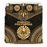 French Polynesia Polynesian Chief Duvet Cover Set - Gold Version - Polynesian Pride