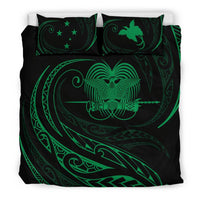 Papua New Guinea Bedding Set - Green - Frida Style - Polynesian Pride