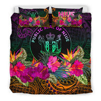 Niue Polynesian Bedding Set - Summer Hibiscus - Polynesian Pride