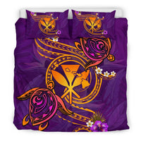 Hawaii Turtle Polynesian Violet Bedding Set - Tee Style - AH - Polynesian Pride