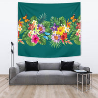 Garden Flower Tapestry - Polynesian Pride